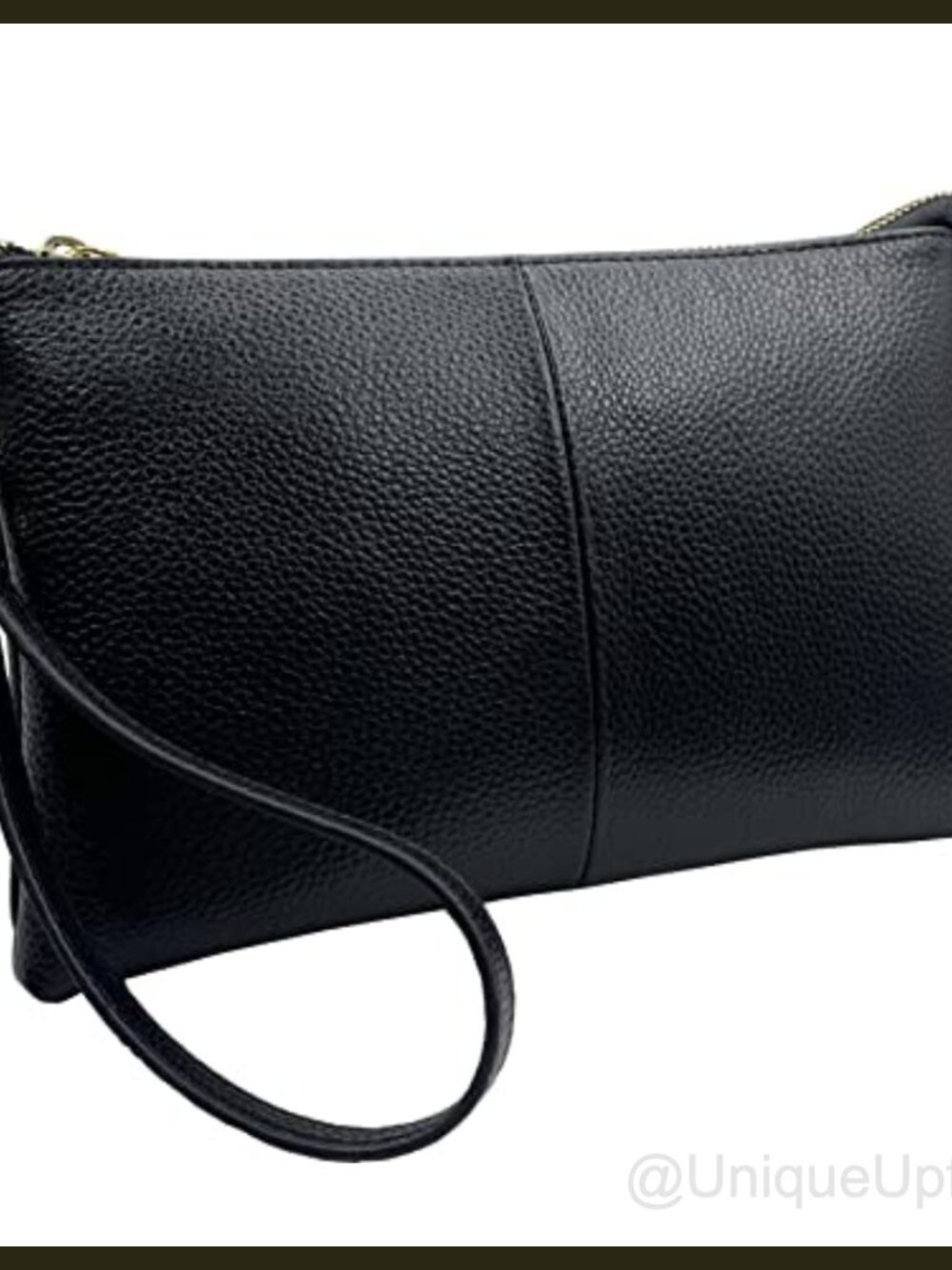 Genuine Leather Wristlet Wallet Clutch Crossbody Phone Bag